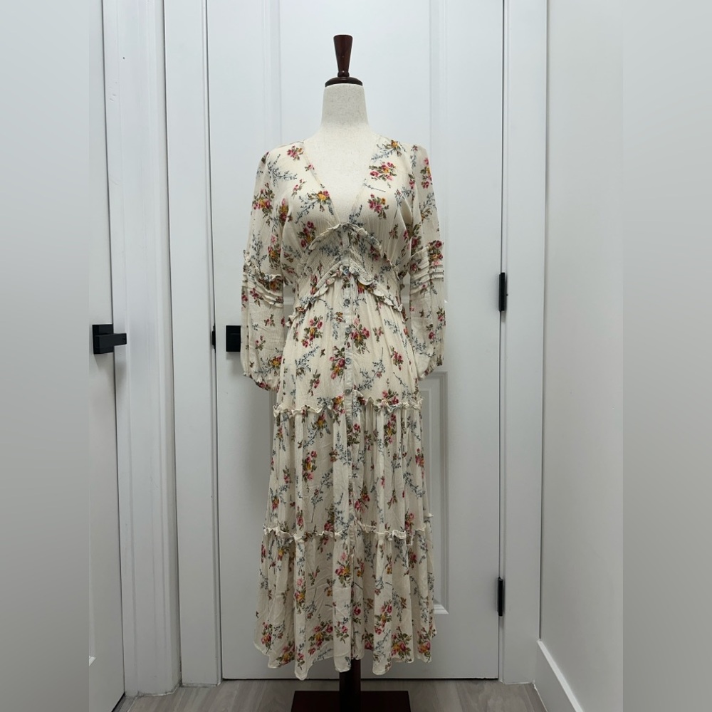Angie Floral Maxi Dress